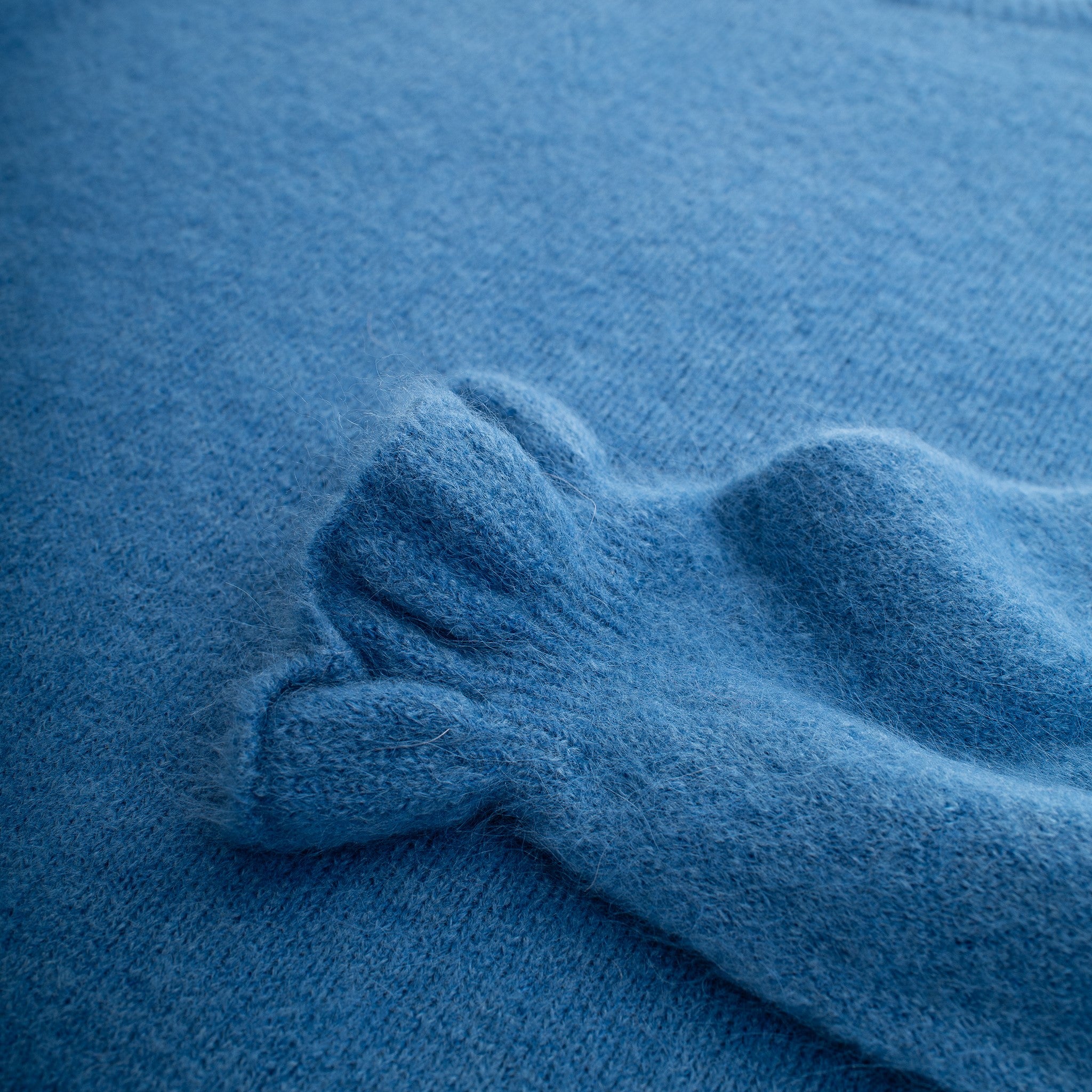 Alpaca Frill sleeve Jumper