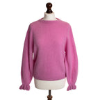 Frill Sleeve Alpaca Jumper