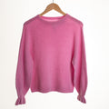 Frill Sleeve Alpaca Jumper