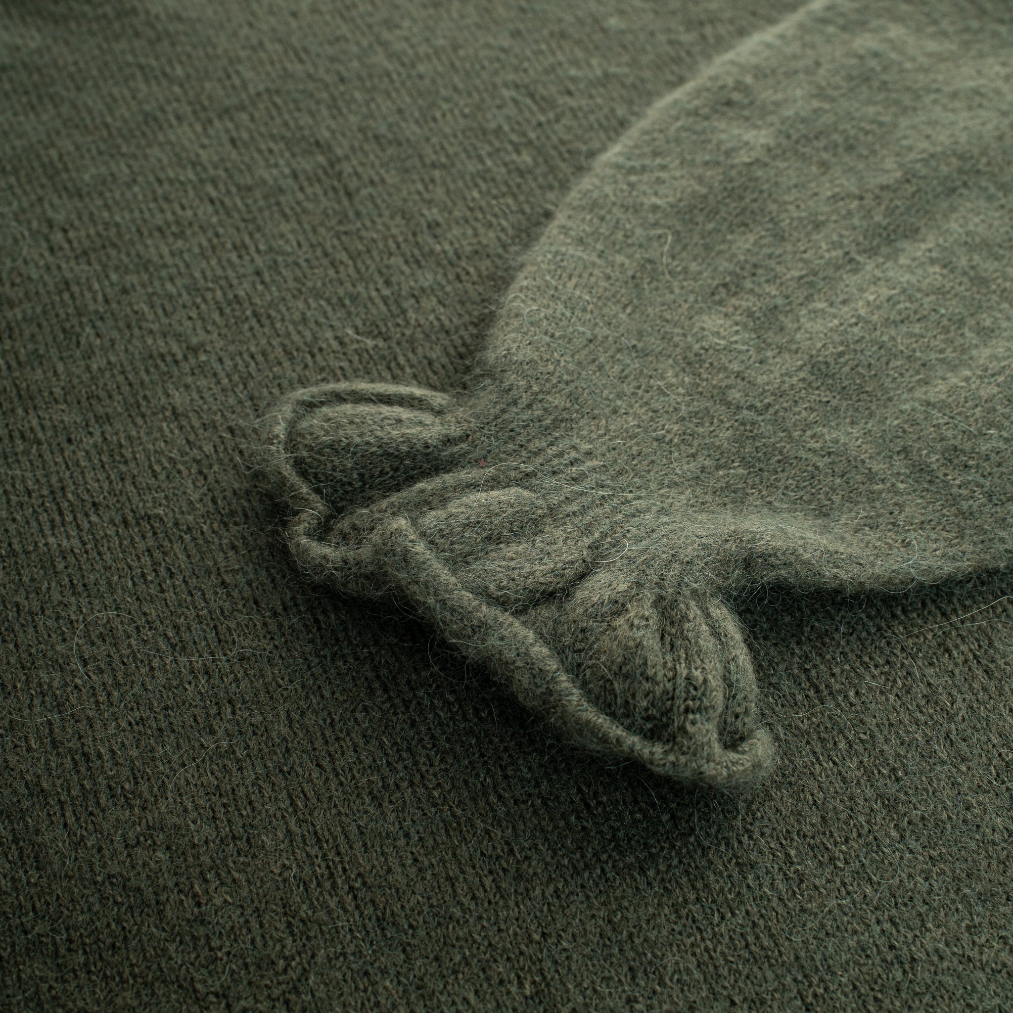 Frill Sleeve Alpaca Jumper