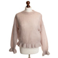 Kid Mohair Peplum Jumper