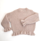 Kid Mohair Peplum Jumper