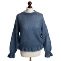 Kid Mohair Peplum Jumper