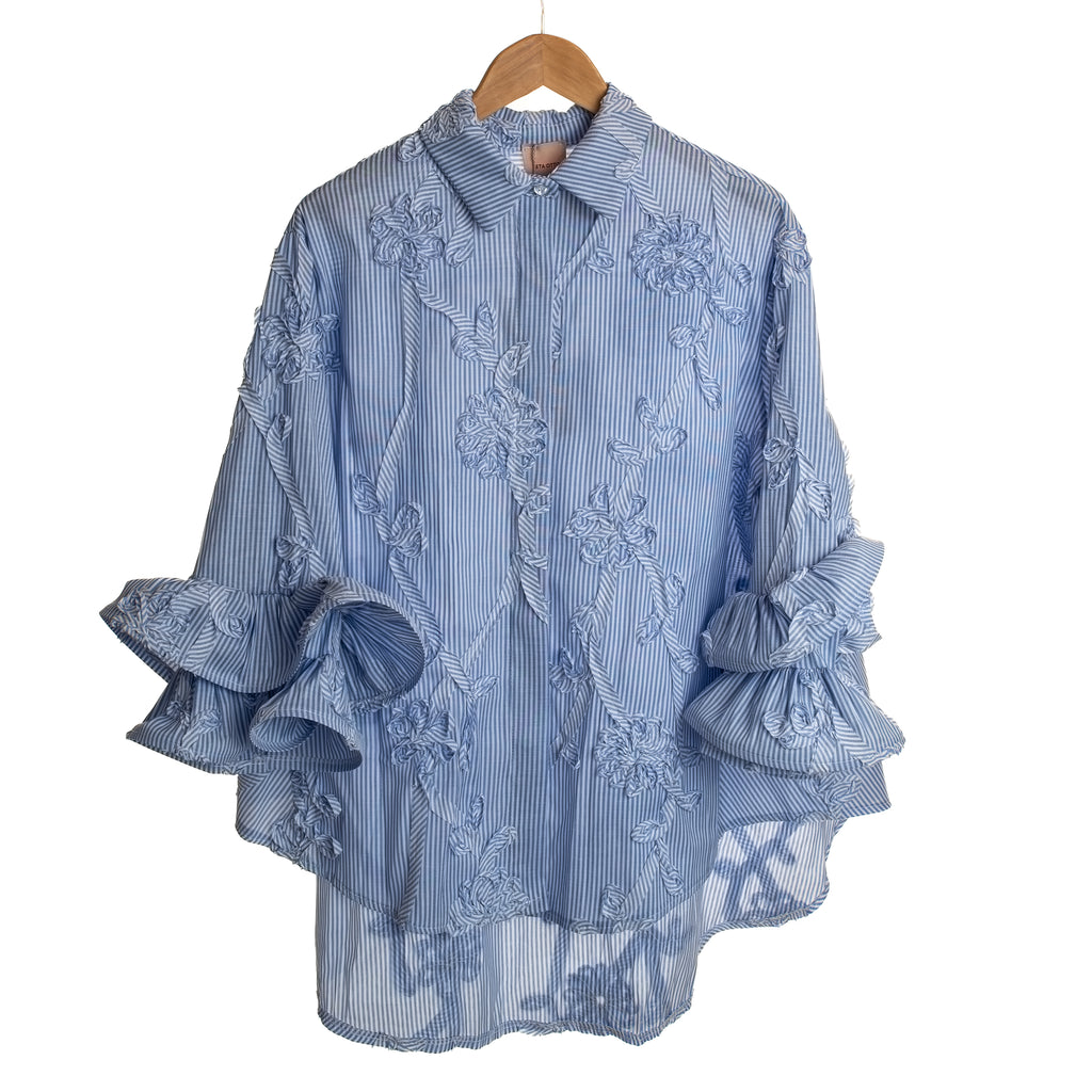 Ruffle Sleeve Shirt