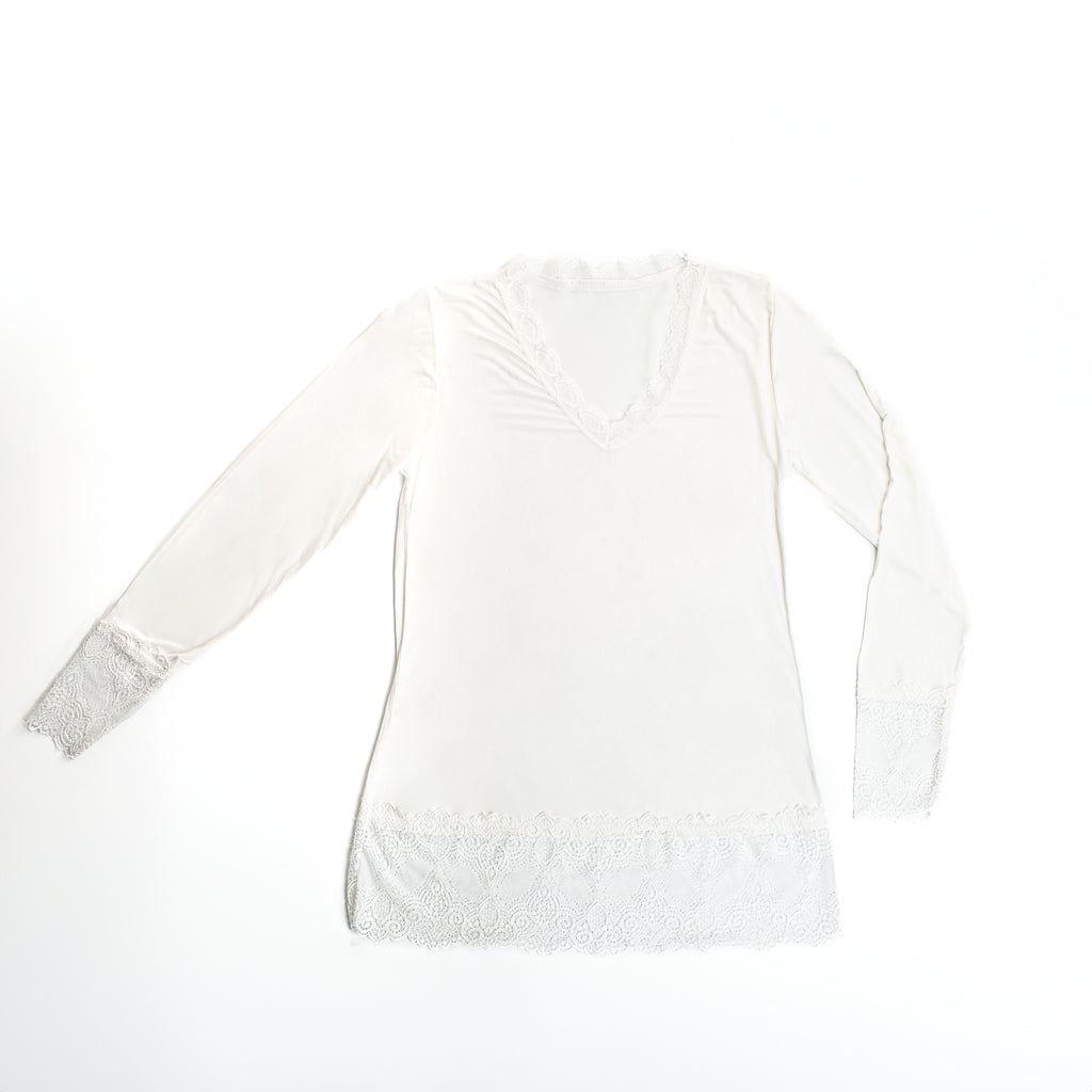 Lace Trip LS Top