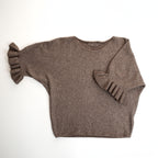 Frill Cuff Half Sleeve Jumper