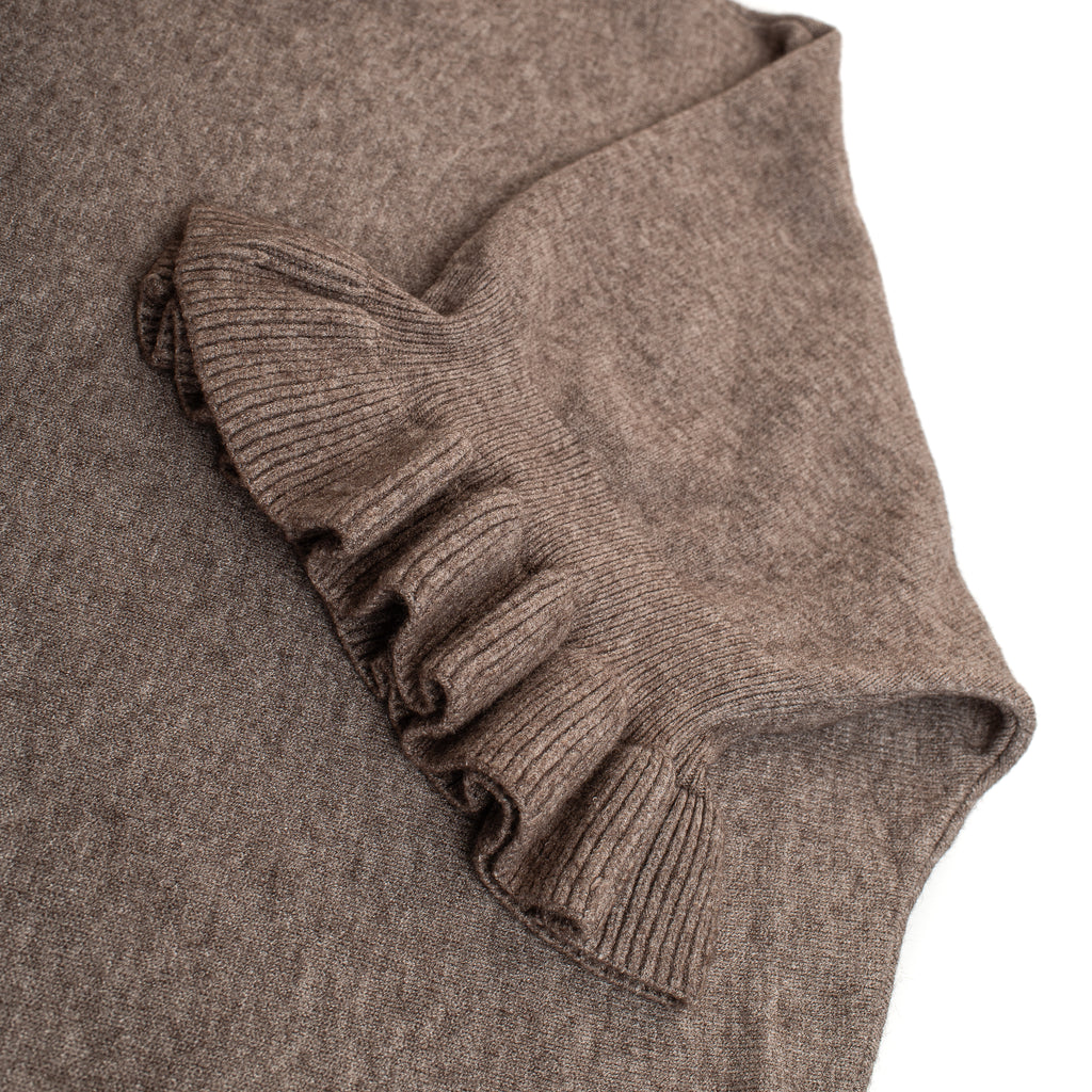 Frill Cuff Half Sleeve Jumper