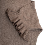 Frill Cuff Half Sleeve Jumper