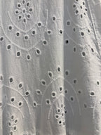 White Anglaise effect dress