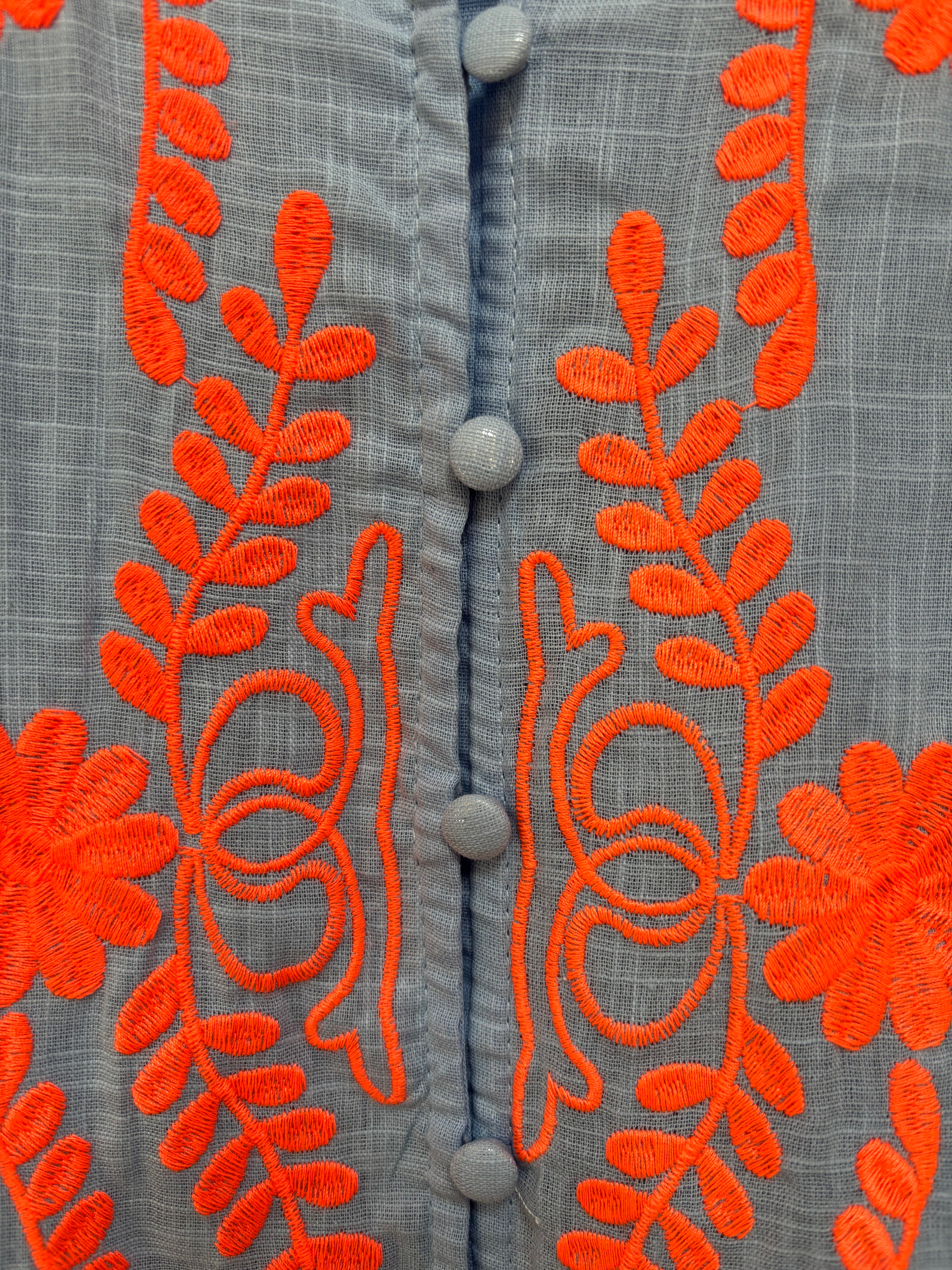 Frill neck shirt