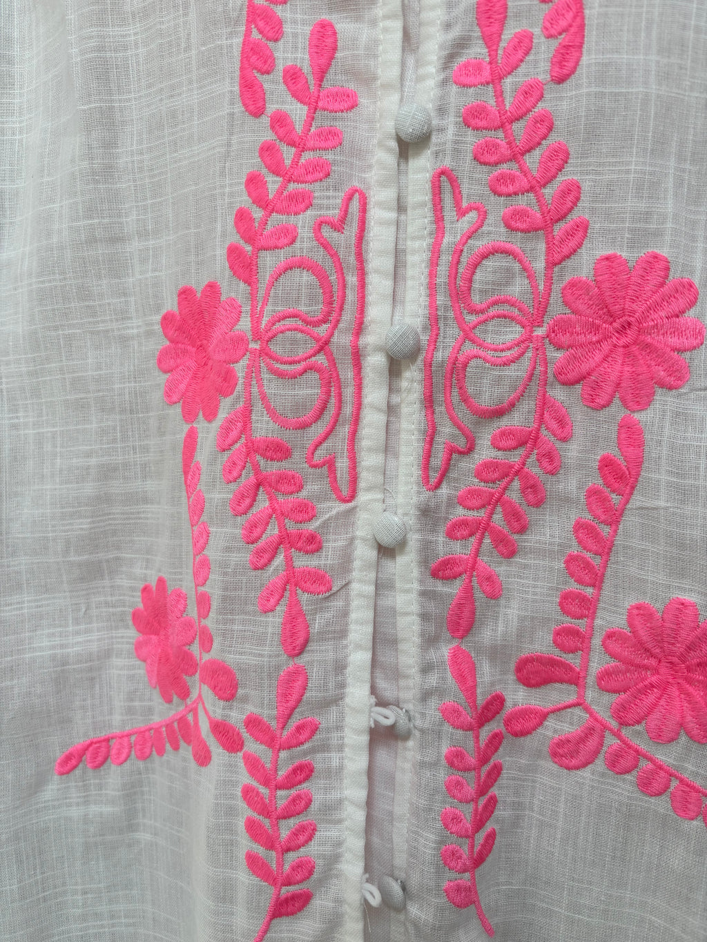 Frill neck shirt