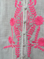 Frill neck shirt