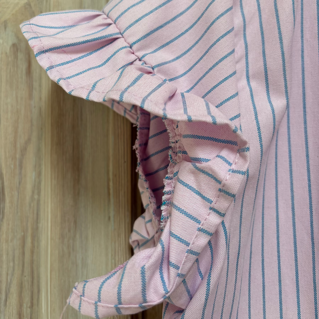 Frill neck shirt