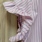 Frill neck shirt