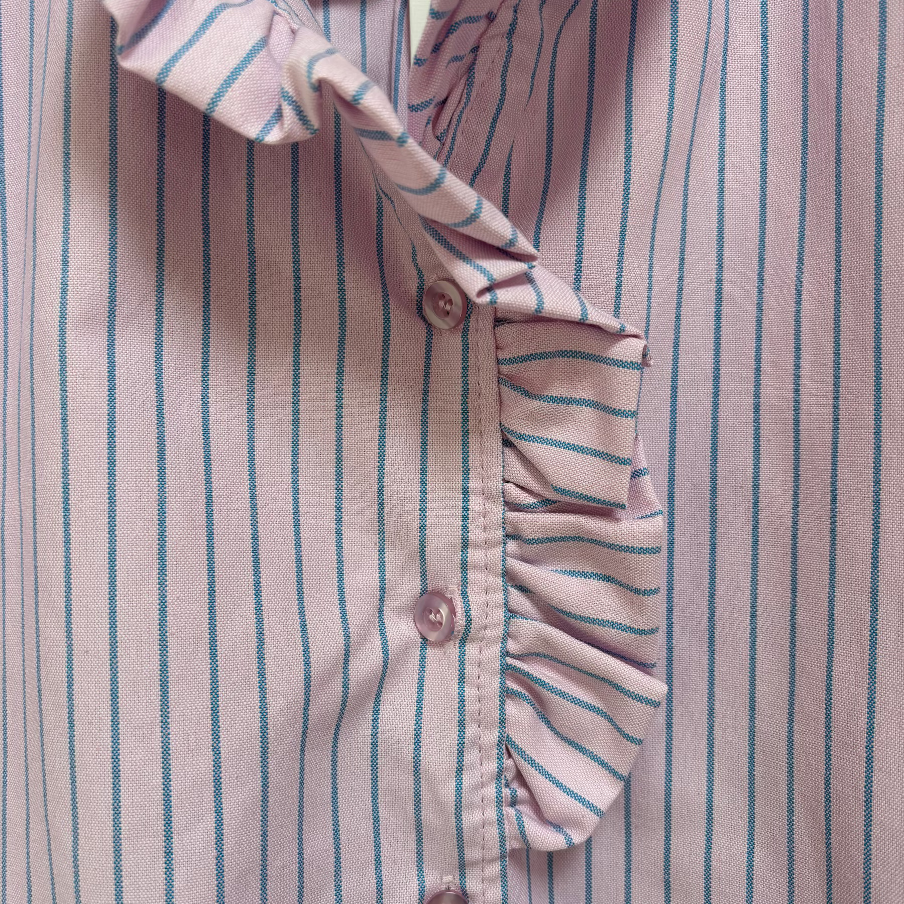 Frill neck shirt