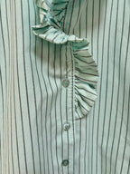 Frill neck shirt