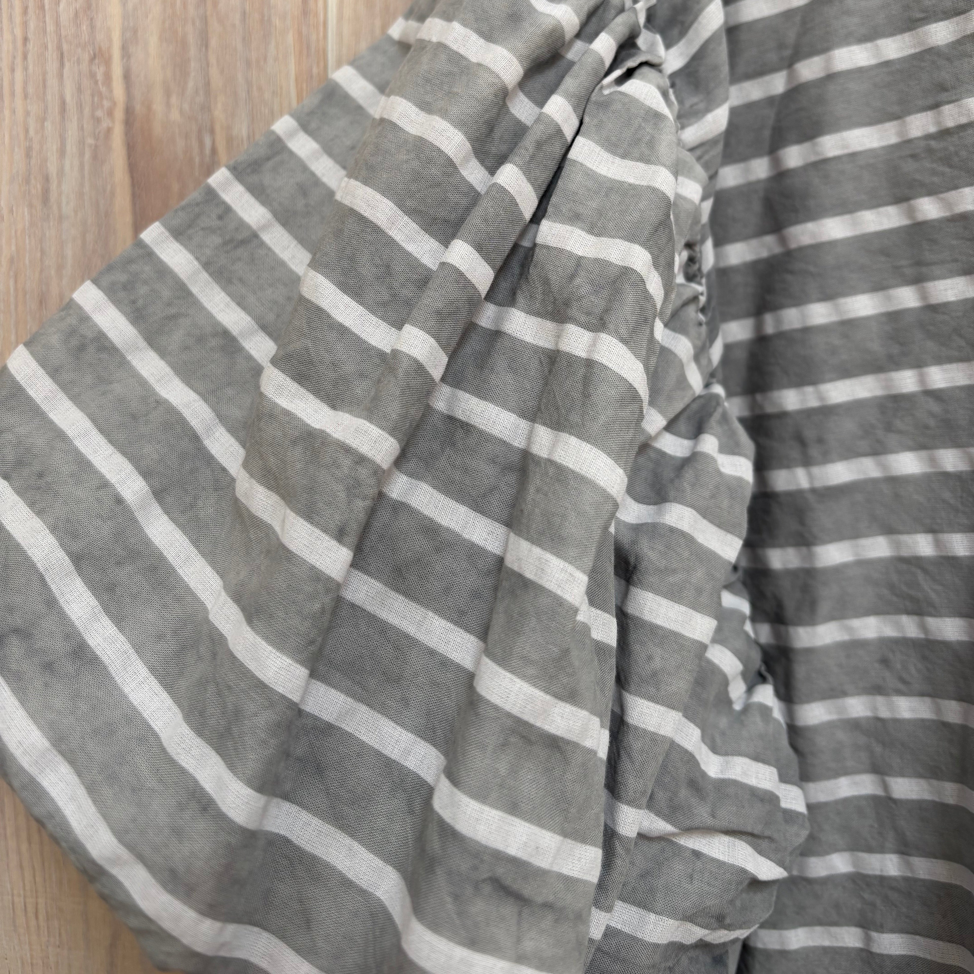 Stipe puff sleeve tee