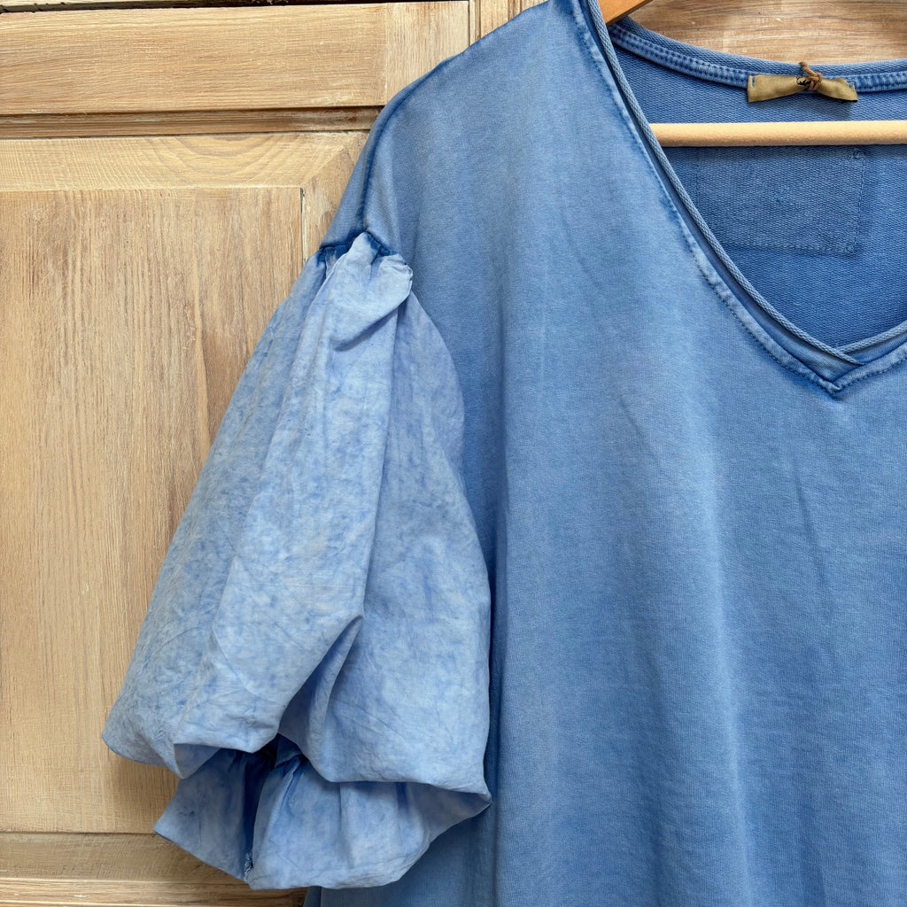 Puff sleeve sweatshirt