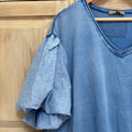 Puff sleeve sweatshirt