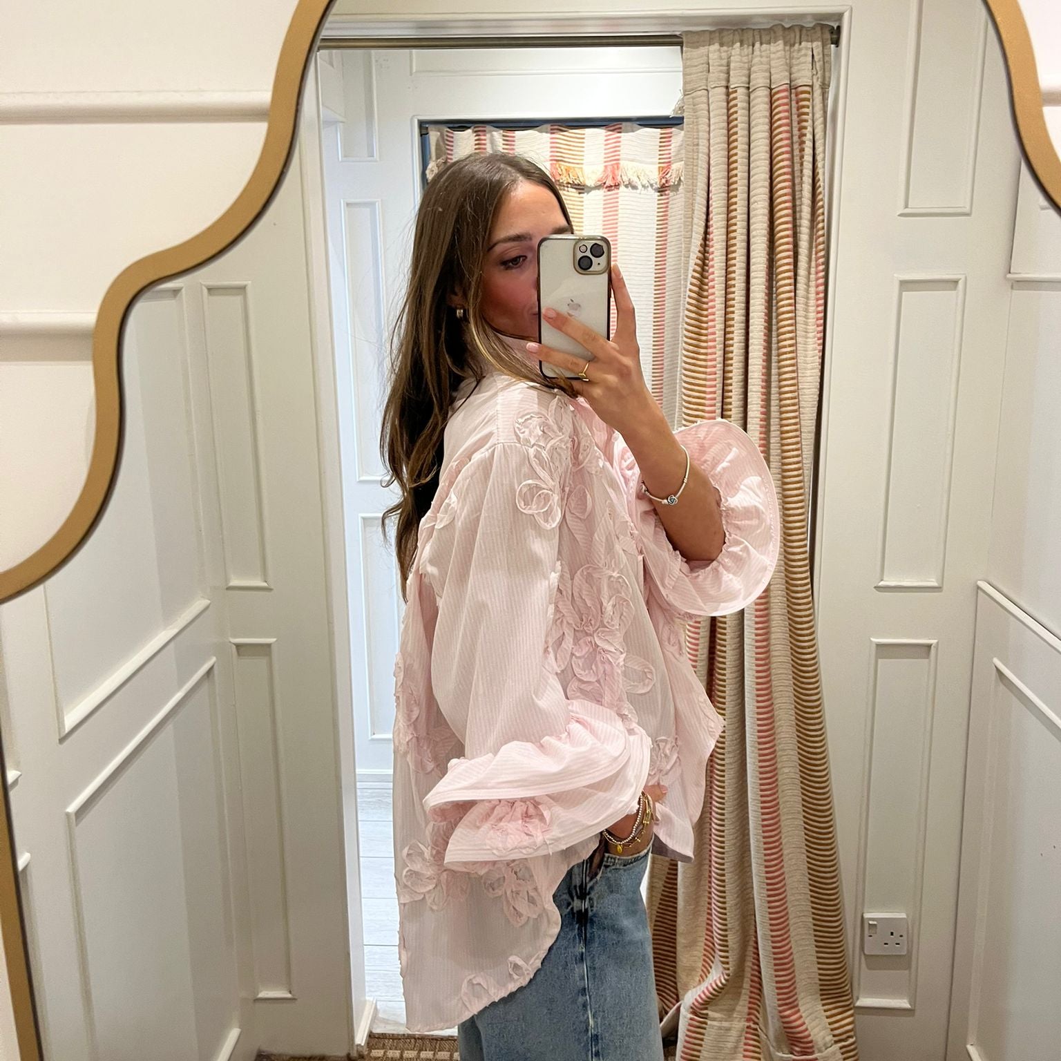 Frill cuff shirt