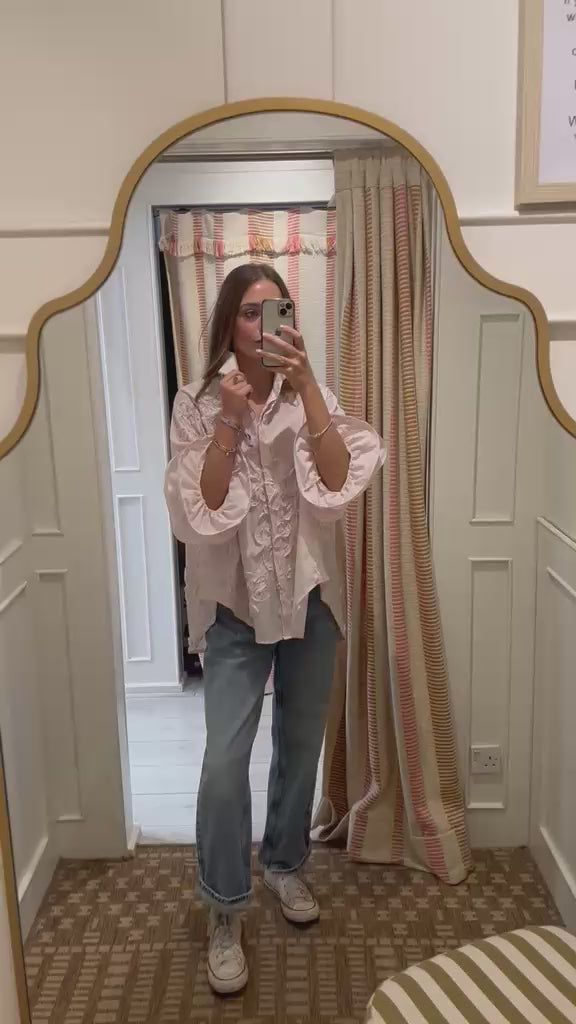 Frill cuff shirt