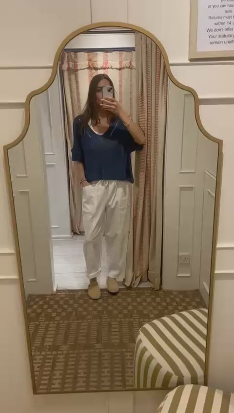 Rope detail cropped sweater